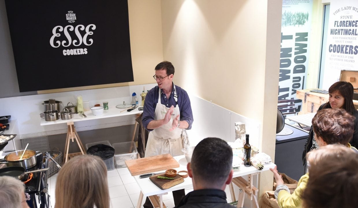 Tim pops up and serves a real treat in the ESSE kitchen