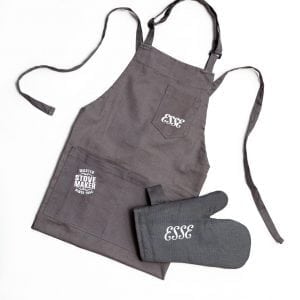 Oven Glove and Apron Set