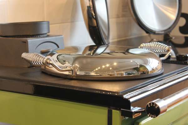 Plus1 Cooker Lid Polished Finish (TWO HANDLES PER LID)