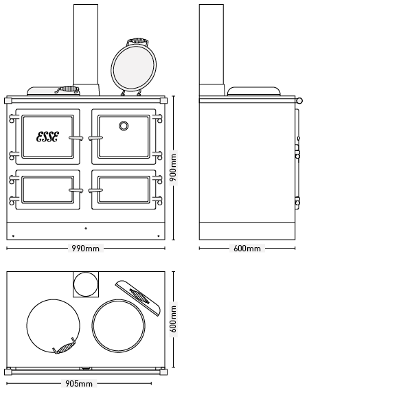 990 WN Dimensions
