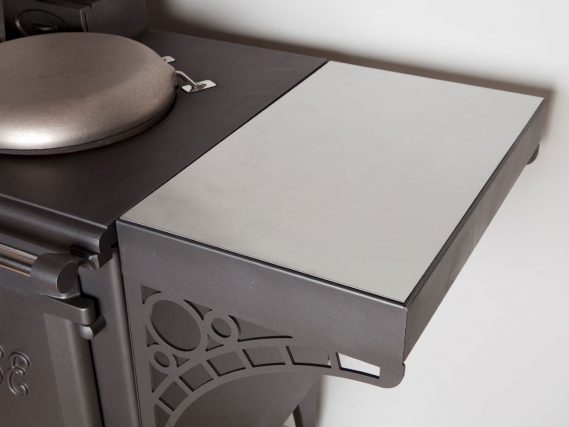 Ironheart Hostess shelf angled