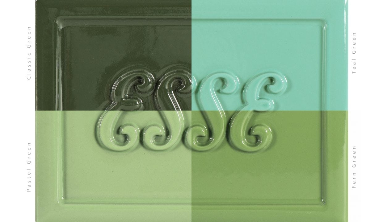 Green ESSE colour tiles