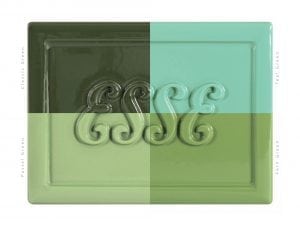 Green ESSE colour tiles