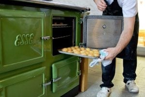 baking in an ESSE range cooker