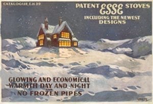 ESSE warm home vintage advert