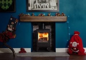 ESSE 550SE Blue roomset Christmas