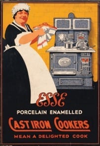 Old ESSE cast iron range cookers advert