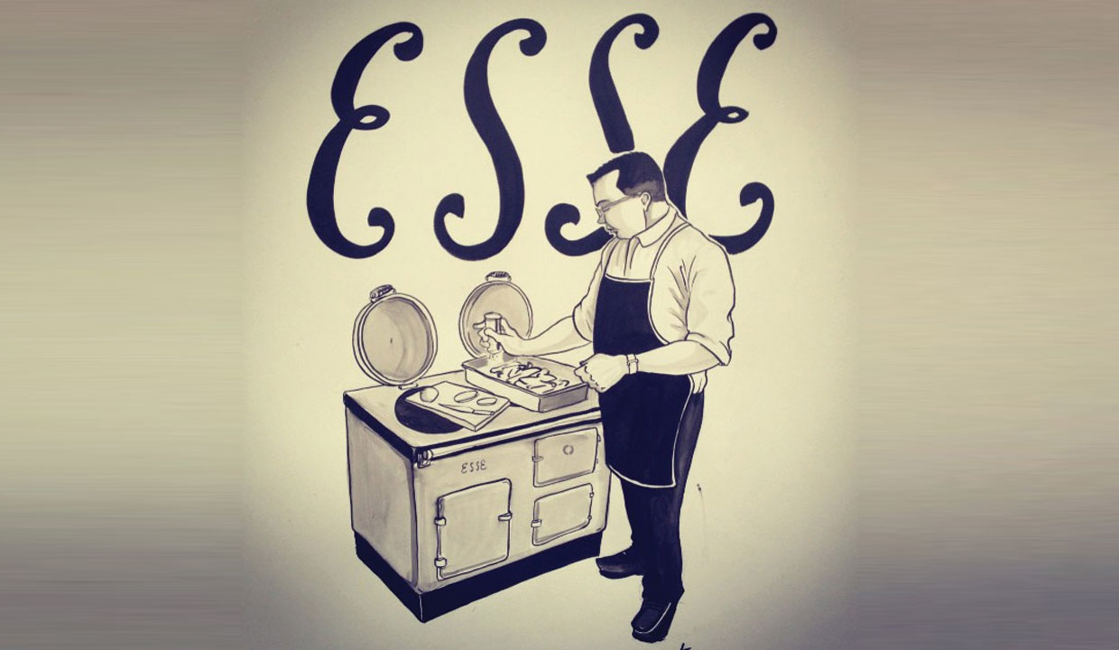 ESSE Dan Blewitt cooking illustration