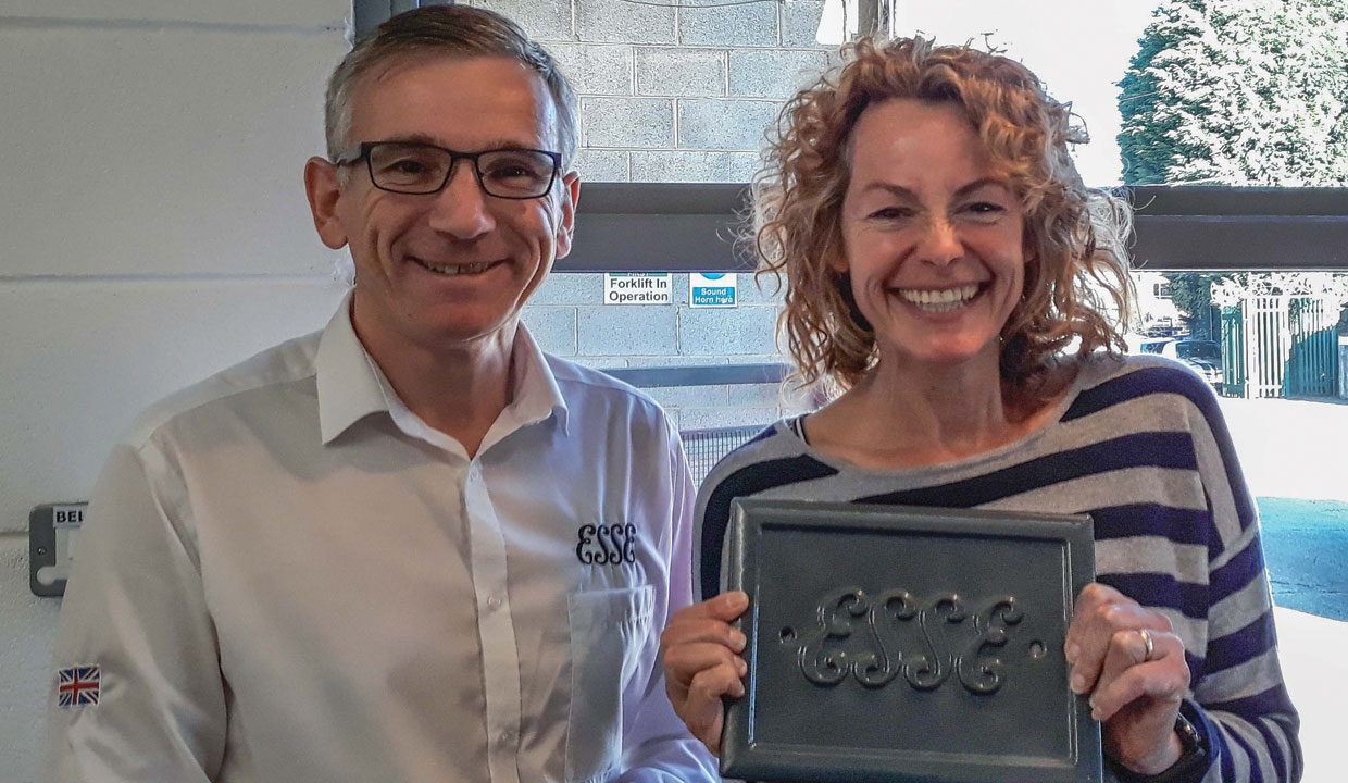 Kate Humble and Mark Blewitt at ESSE