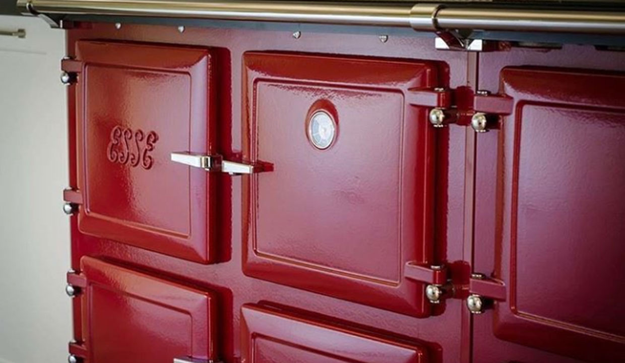 claret ESSE range cooker doors