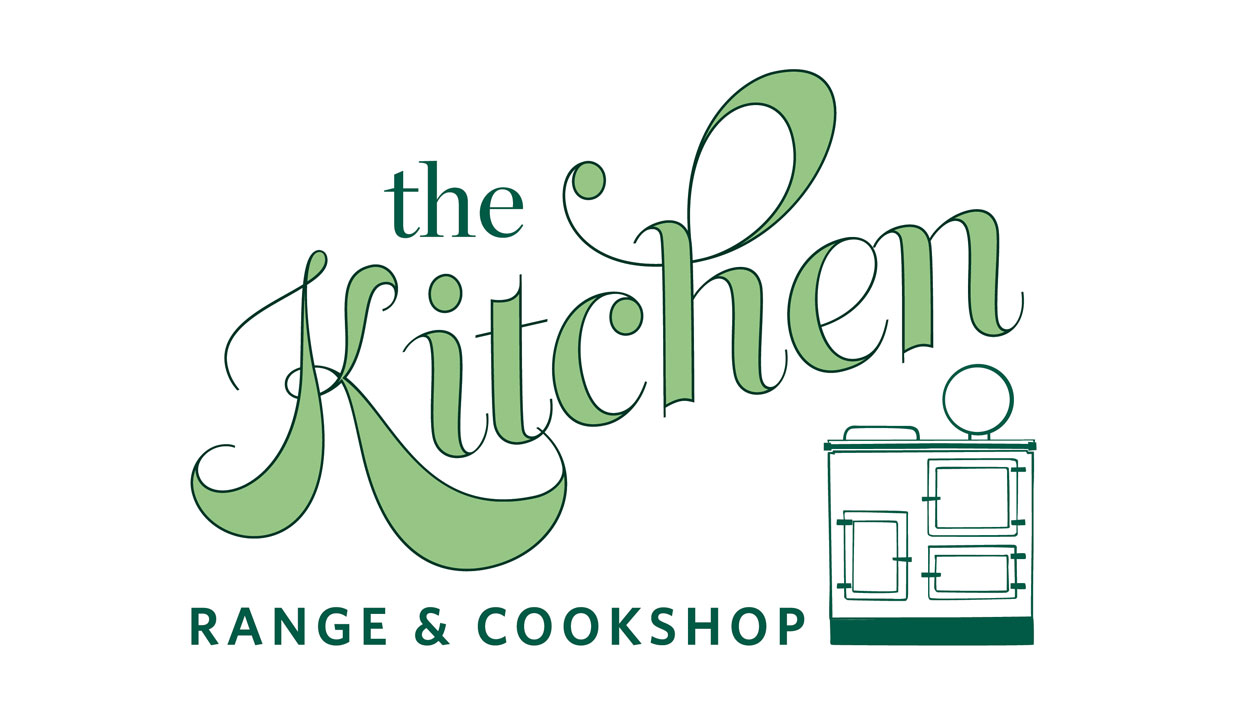 the kitchen range and cookshop logo large