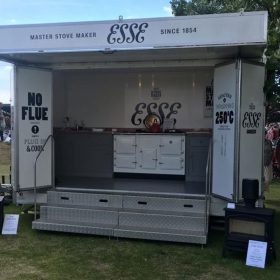 ESSE cooker show trailer with stoves
