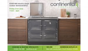 Continental fireplaces ESSE cooker demonstration event