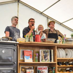 Steve Lamb Tim Maddams Gill Meller Pam the Jam Corbin cookery demo ESSE 990 ELX