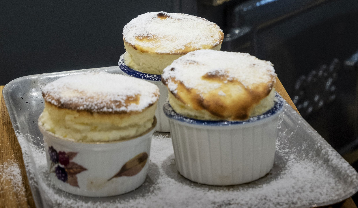 ESSE baked Lemon soufflés