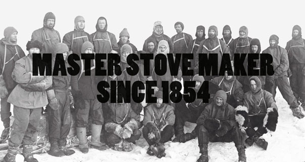 ESSE master stove makers shackelton team in the snow