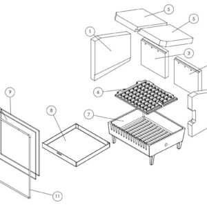 Consumbable Parts Drawing for 525 550