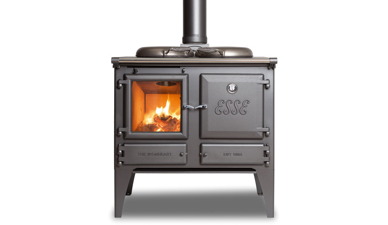 esse ironheart wood burning cook stove ecodesign