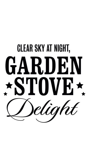 clear sky at night garden stove delight