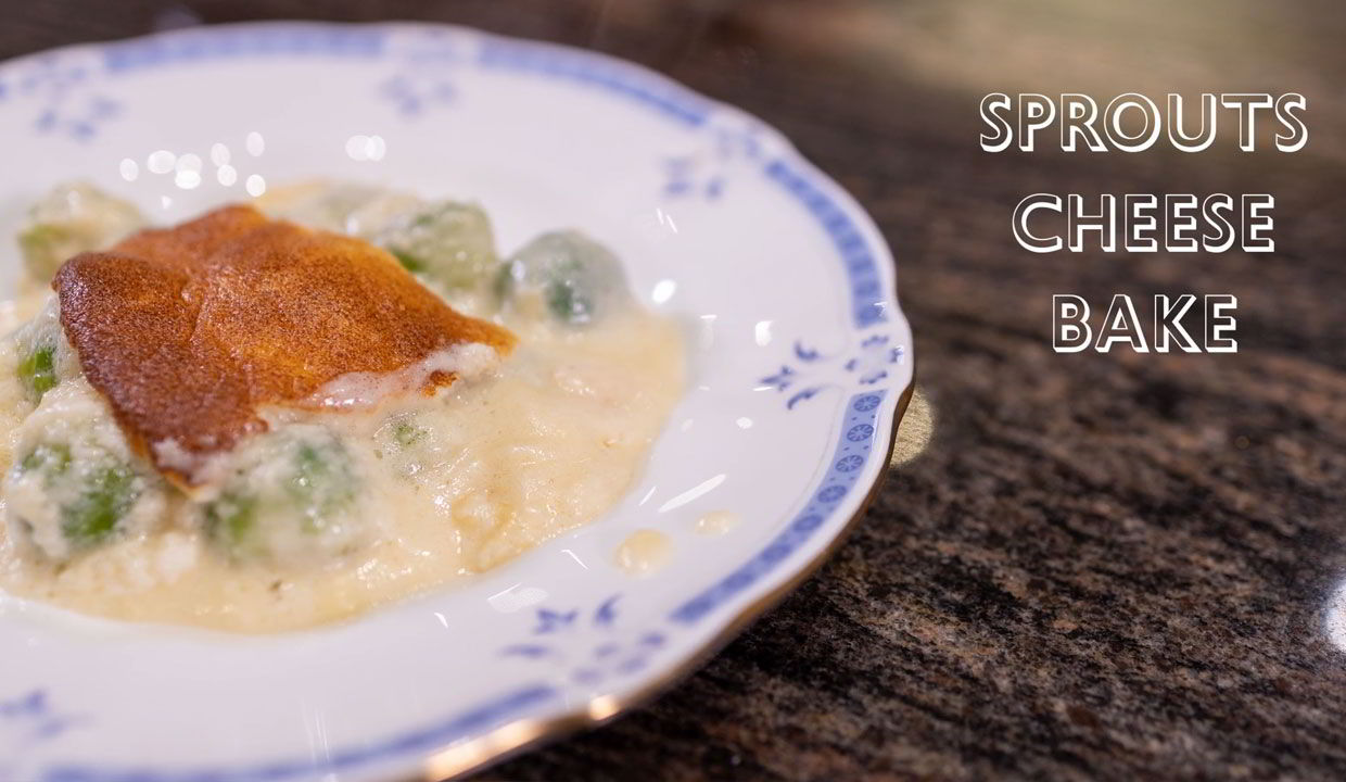 ESSE sprouts cheese bake