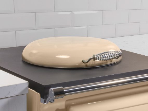 cream round bolster lid