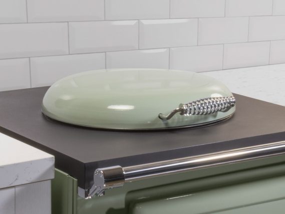 sage round bolster lid