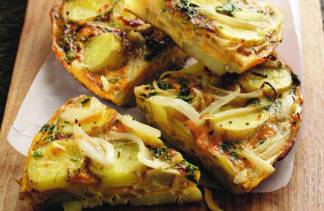 ESSE baked Big Breakfast Frittata With Smoky Beans