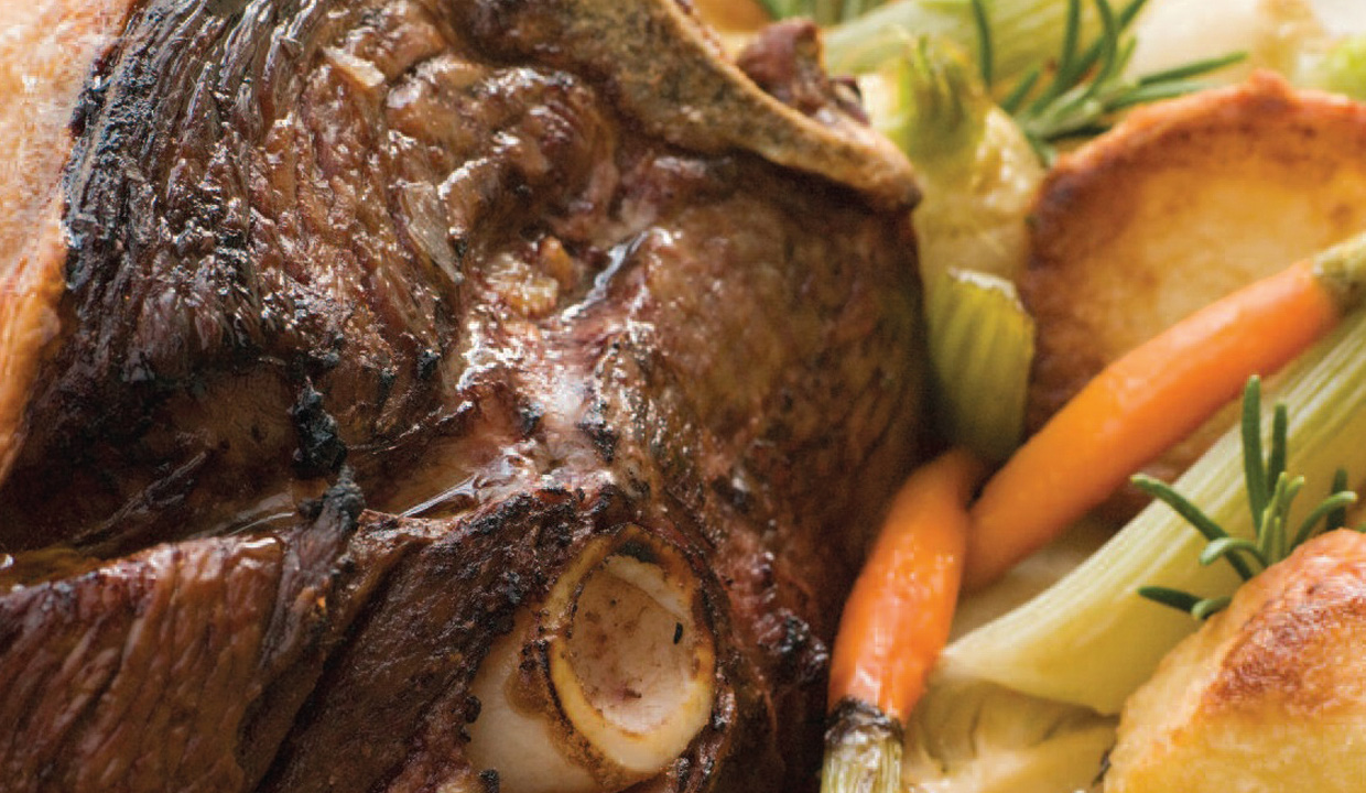 Five Spiced Pork with Roots