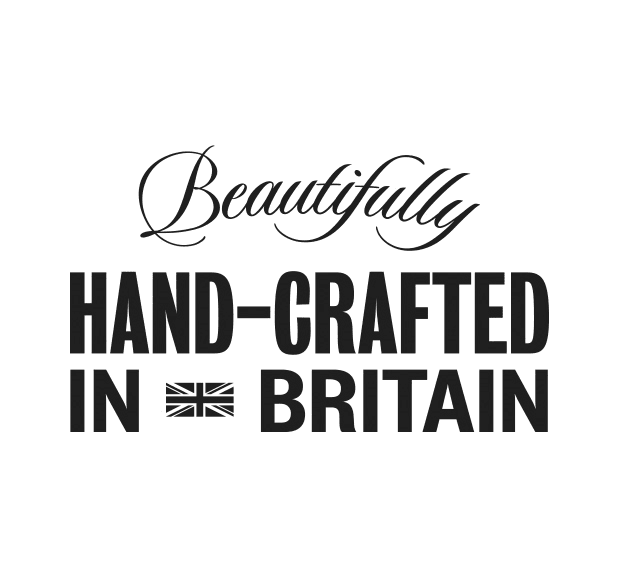 beautifully hand crafted in britain
