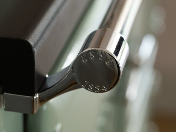 ESSE 1000 X sage towel rail logo