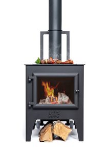 Garden Stove cut out with Food