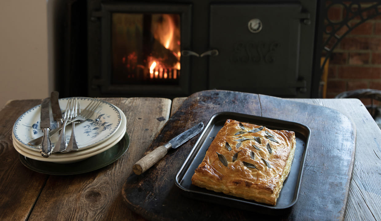 ESSE baked chicken and sage pie