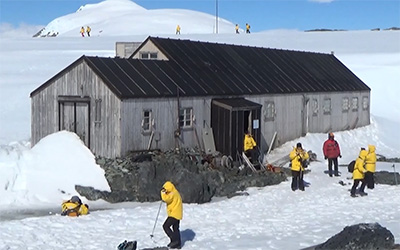 ESSE Fairy cooker at the Antarctic research station on Detaille Island