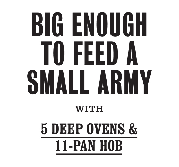 big enough to feed a small army 11 pan hob