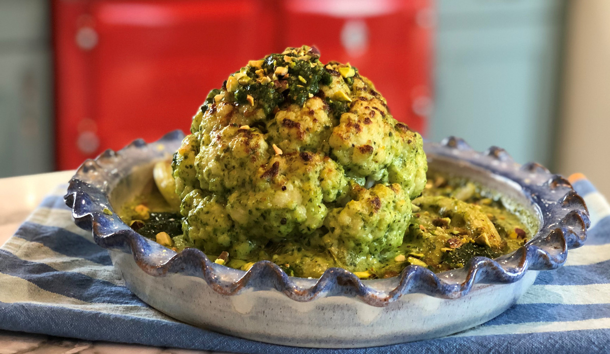 ESSE made cauliflower cheese