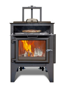 ESSE Garden Stove w Open Pizza Oven open cutout