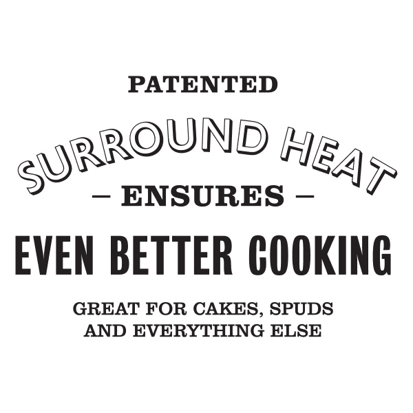 patented surround heat ensures even better cooking